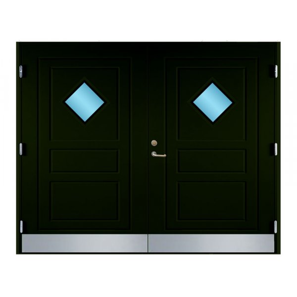 Trondheim slagport med klarglass + Karmskruepakke