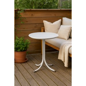 Holmsund bord rundt Ø70 cm - Hvit Holmsund bord rundt Ø70 cm - Hvit