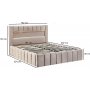 Sengeramme med LED-belysning 160x200 cm Sengeramme med LED-belysning 160x200 cm