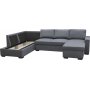 U-sofa Solna vendbar - 309 cm - mørkegrå U-sofa Solna vendbar - 309 cm - mørkegrå