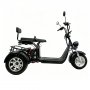Elscooter Trehjulssykkel - Svart 2000W + L�s kjede