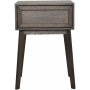 1 Isak nattbord - Brun eikefiner