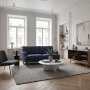 Sofa 2-seter m�rk bl� - Howard