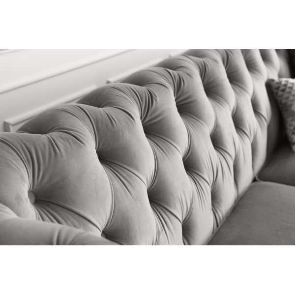 Sofa 2-seter chesterfield grå - Henry Sofa 2-seter chesterfield grå - Henry