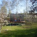 Kundebilde Trampoline med sikkerhetsnett - 425 cm