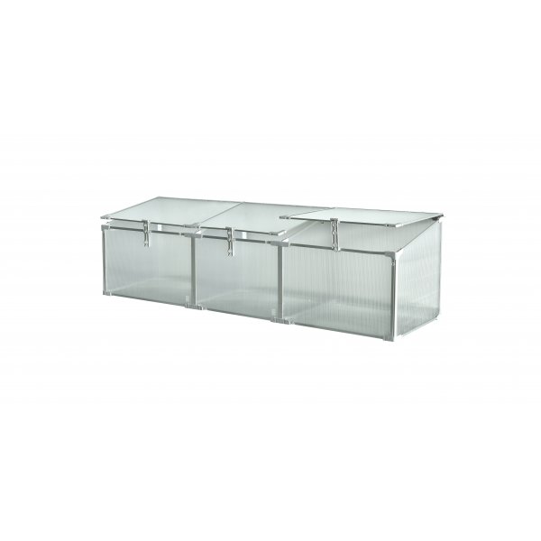 Minidrivhus med lokk - 180 x 50 cm