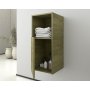Mbelpakke Sorrento 85 - Naturfarget med speil- & sideskap
