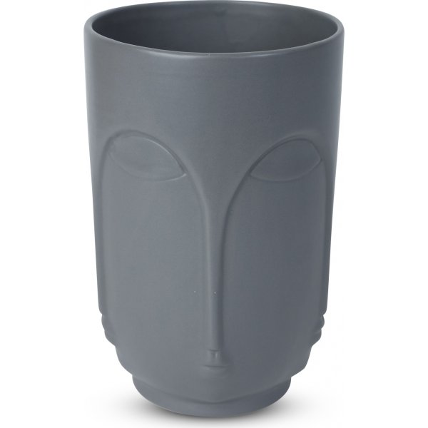 Vase Ansikt H23 cm - Gr�
