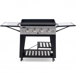 Gassdrevet stekeplate 16 kW - 4 brennere i rustfritt stål - Stekeplate Gassdrevet stekeplate 16 kW - 4 brennere i rustfritt stål - Stekeplate