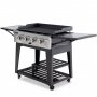 Gassdrevet stekebord 16 kW - 4 rustfrie brennere - Lockhart