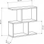 Mania sidebord 60 x 20 cm - Eik