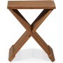 Salt sammenleggbart sidebord i teak