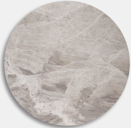 Marmorplate Ø105 cm - Sølv Diana Marmorplate Ø105 cm - Sølv Diana
