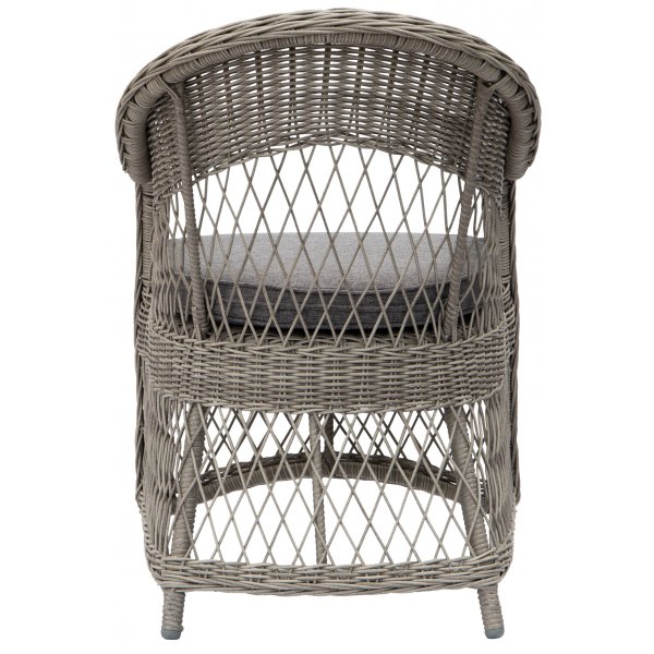 Marbella gr rotting lenestol med pute + Tekstilimpregnering for utembler