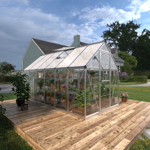 Drivhuskrystall - 6,6 m² Drivhuskrystall - 6,6 m²