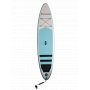 SUP-padlebrett 320 cm svart/bl� | Oppbl�sbart st�-opp-padlebrett med tilbeh�r