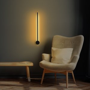Glavo vegglampe 1 - Sort