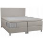 Seng med oppbevaring beige 160x200 cm Seng med oppbevaring beige 160x200 cm