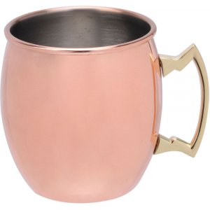 Kaffekopp i kobber og messing Kaffekopp i kobber og messing