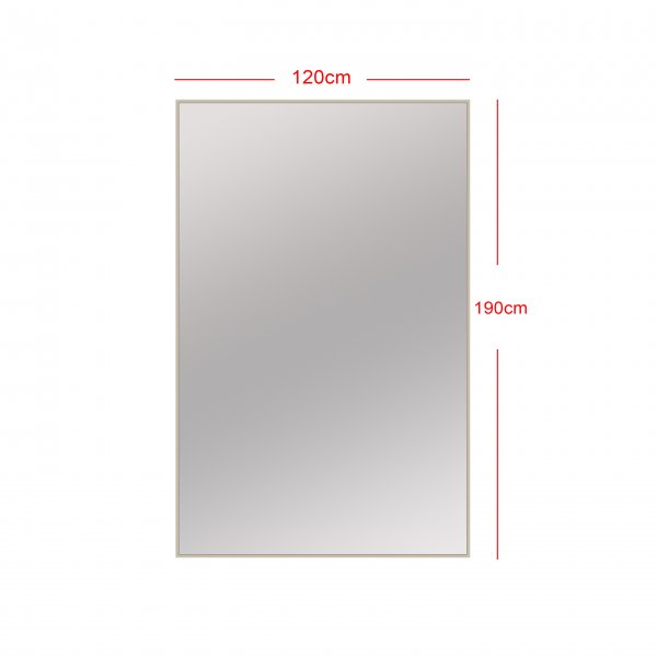 Speil Orlando 190 x 120 cm - Beige