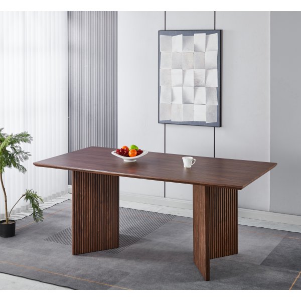 Crossby spisebord 180x90 cm - Valnøtt Crossby spisebord 180x90 cm - Valnøtt