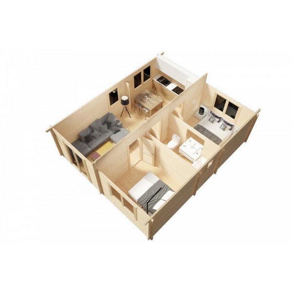 Petra fritidshus - 44,5 m² Petra fritidshus - 44,5 m²