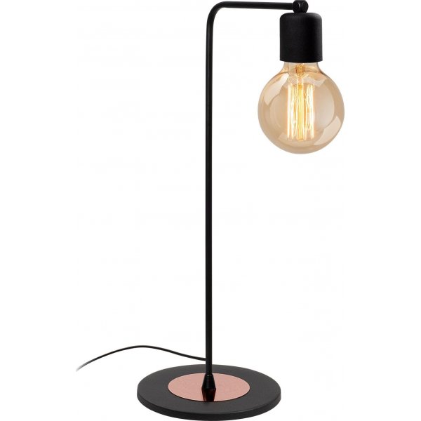 Bordlampe - Svart/kobber