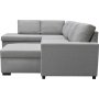U-sofa Solna med oppbevaring - 309 cm - lys grå U-sofa Solna med oppbevaring - 309 cm - lys grå