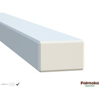 Stolpe til altanrekkverk - 45x70x1200 mm - Hvit Stolpe til altanrekkverk - 45x70x1200 mm - Hvit