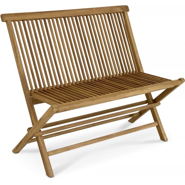 Hagesofa sammenleggbar teak 100x47x89 cm - Saltö + Møbelpleie Hagesofa sammenleggbar teak 100x47x89 cm - Saltö + Møbelpleie