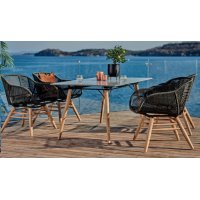 Räkvik spisegruppe By Martinsen - Betonng / Eukalyptus Räkvik spisegruppe By Martinsen - Betonng / Eukalyptus