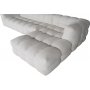 Sofa Kremfarget Teddy 322 cm