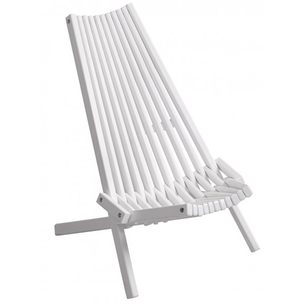 Calcutta solseng med nakkepute - Hvit Calcutta solseng med nakkepute - Hvit