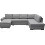 Sofa 309 cm lys grå - Solna Sofa 309 cm lys grå - Solna