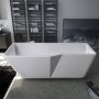 Badekar Hamilton hyrevendt - 170 cm