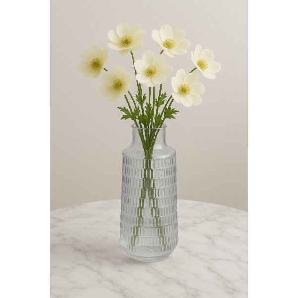 Glassblomstervase 25 cm høy Glassblomstervase 25 cm høy