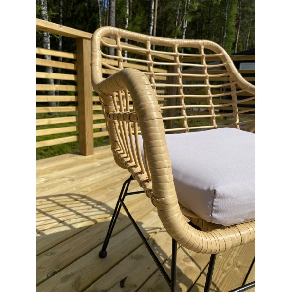 Utendrs spisegruppe - Solstund (2 stk. Stoler) + Rengjringsspray for utembler