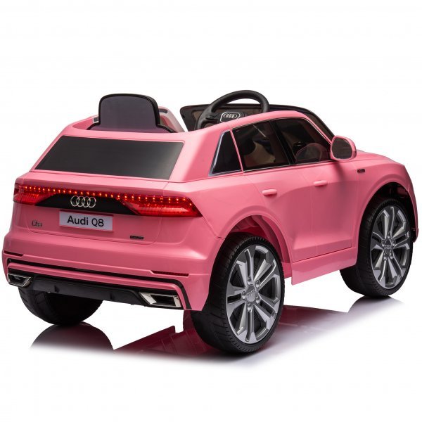 Elbil for barn Audi Q8 2x35W 12V7Ah | Rosa