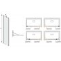 Utvidelse til Prestige III - 6 mm glass (20-50 cm)