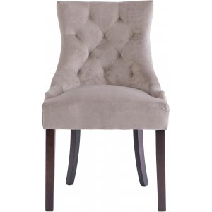 Tuva stol med h�ndtak i ryggen - Gr�beige