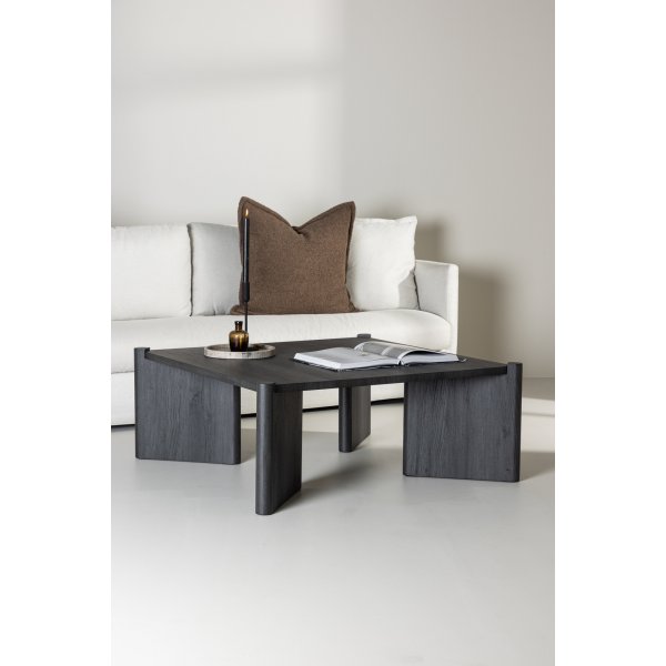 Rogaland sofabord 100 x 100 cm - Sort