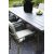 Oxford utendrs spisegruppe; grtt bord 220 cm inkl. 6 stk. Lincoln stabelbare karmstoler grnn/beige