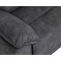2-seters lenestolsofa ekstra bred i gr�tt - 197 cm