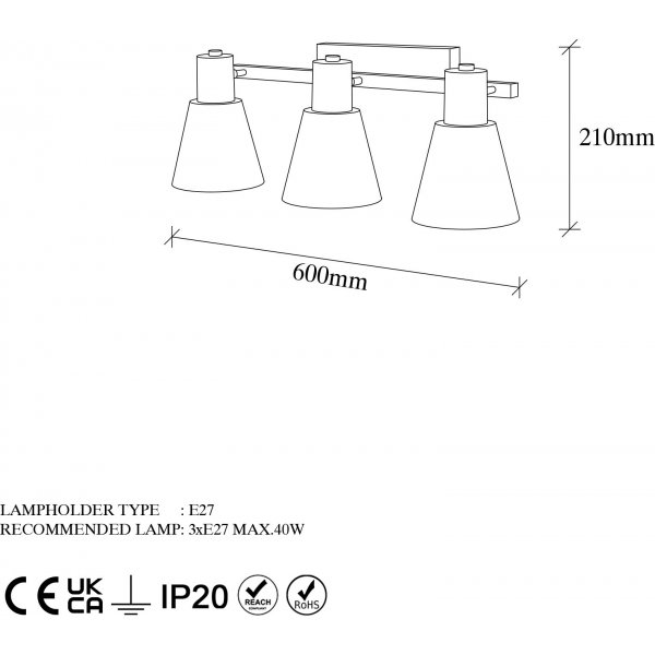Gunnel vegglampe 13094 - Sort/antikk Gunnel vegglampe 13094 - Sort/antikk