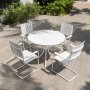 Sandby spisegruppe bord inkl. 4 stoler - Hvit