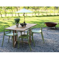 Spisegruppe Saltö teak: Klaffbord i teak inkl. 4 stk. Nordanå stoler Spisegruppe Saltö teak: Klaffbord i teak inkl. 4 stk. Nordanå stoler