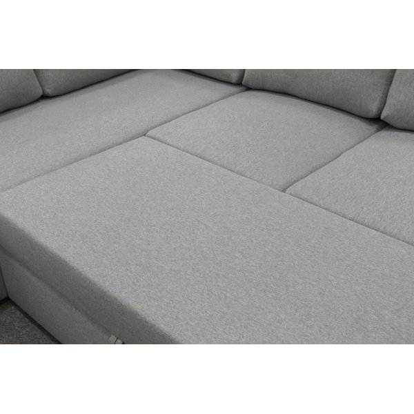 U-sofa sovesofa Tärnö vendbar med oppbevaring - 304 cm - lys grå U-sofa sovesofa Tärnö vendbar med oppbevaring - 304 cm - lys grå