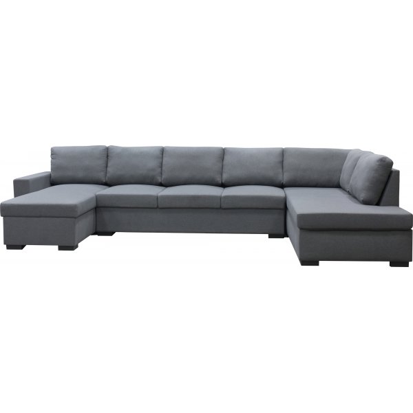 U-sofa Solna vendbar - 367 cm - mørk grå U-sofa Solna vendbar - 367 cm - mørk grå