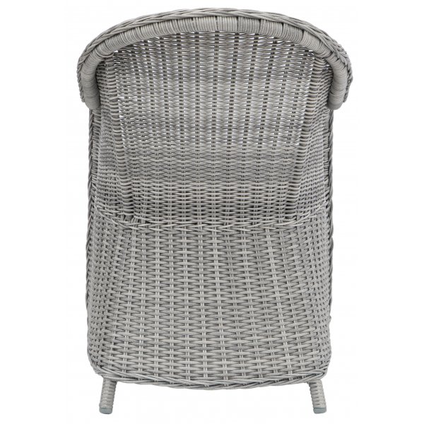 Malgovik lenestol i rotting - Grå kunstrotting Malgovik lenestol i rotting - Grå kunstrotting