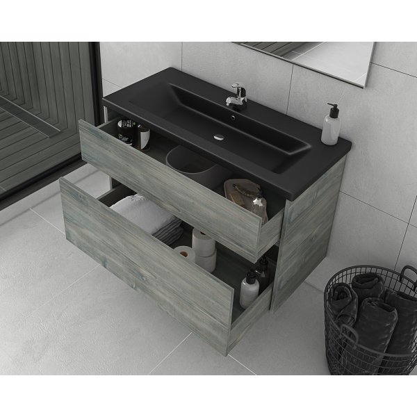 Mbelpakke Instinct 100 - Smoked Oak med speil